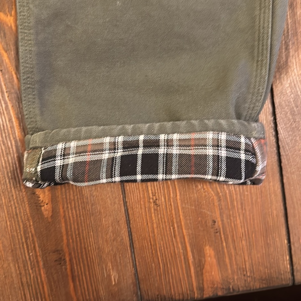 Carhartt Men’s Flannel Lined Dungarees Size 36X32 EUC - Picture 4 of 11